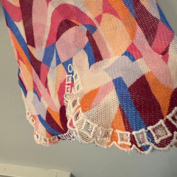 Free People bell sleeve lace up crop “eyes on you” - Picture 8 of 11